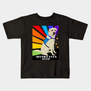 Service Dogs Rock Kids T-Shirt